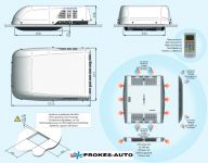 Autoclima RTEH 17 air conditioning 1600W / heating 2100W / 230V