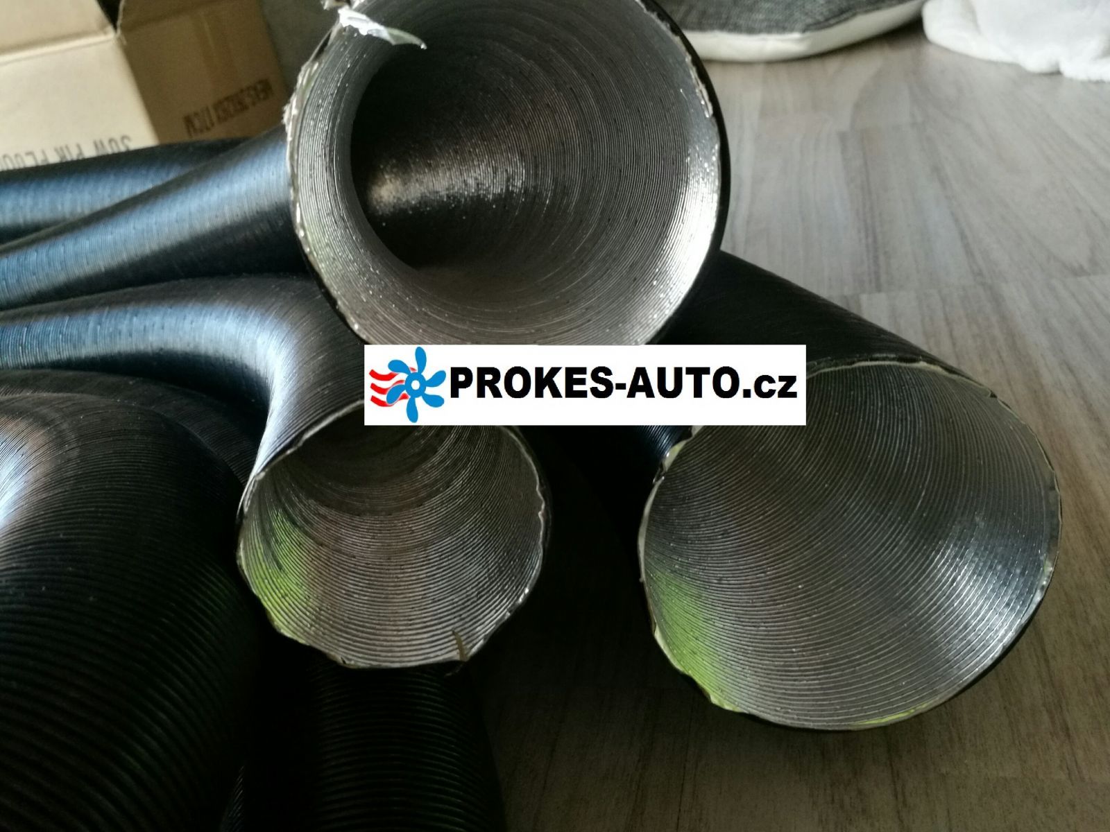 Flexible tube hot air D 90mm / APK aluminium, paper, plastic / 90395A / 102114370000 / APK90