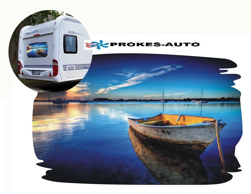 Caravan sticker BOAT 800 x 500 mm PROKES-AUTO