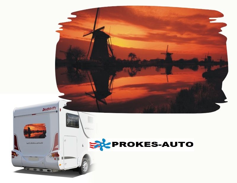 Caravan sticker HOLLAND 800 x 500 mm PROKES-AUTO