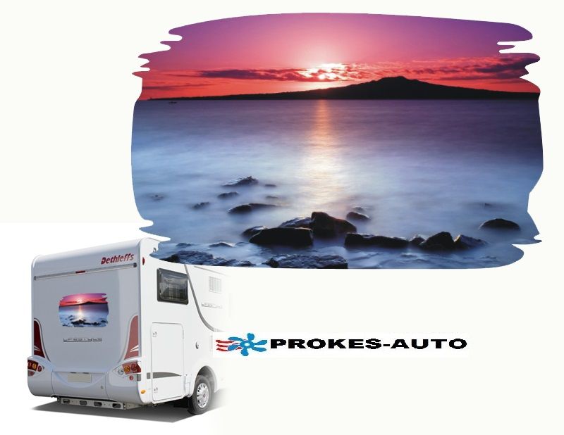 Caravan sticker MORNING 800 x 500 mm PROKES-AUTO