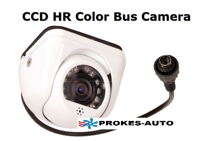 Bus camera; lens 2.1mm; HIR; audio; miniDIN-6