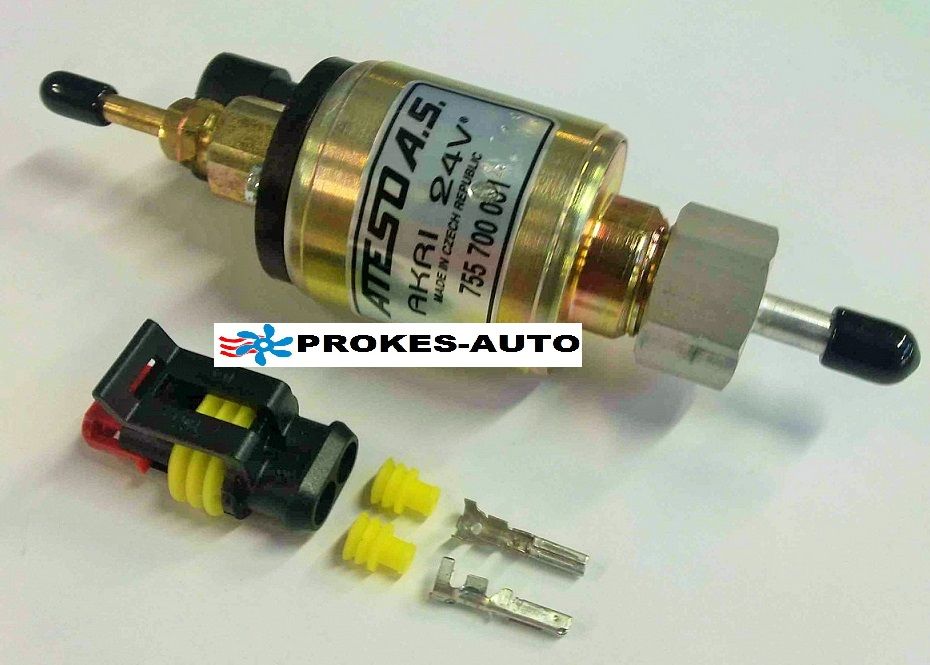 Fuel pump AKRI 24V kit with connector 443755750001 / 755700001 BRANO - ATESO