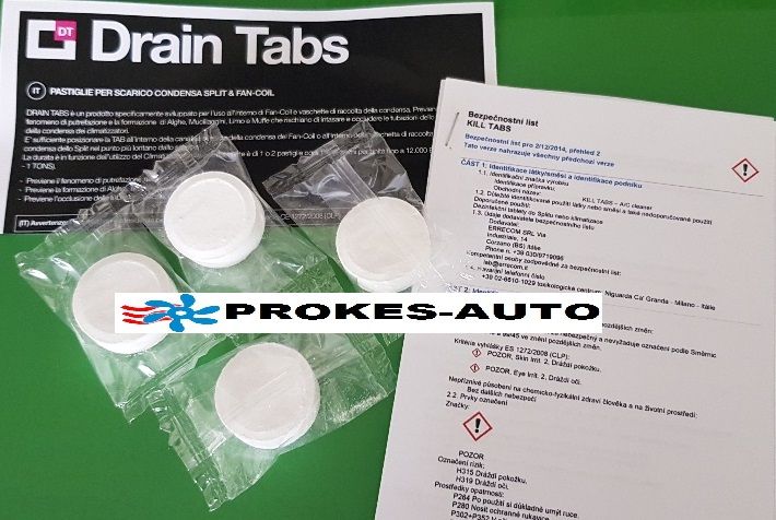 Cleaning tablets Antibacterial tablets for ResfriAr, Resfri Agro / Agricola