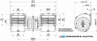Evaporator fan radial Spal 002-A46-02 12V