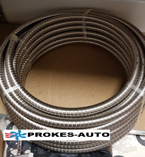 Stainless steel Flexible exhaust pipe 30mm 2 layers - Roll 20m PAK