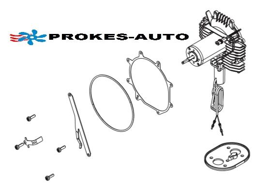 Webasto SERVICE KIT AT EVO 40-55 engine / blower and gasket with screws 9037115 / 9037115A