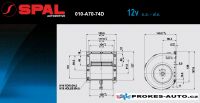 SPAL fan 12V evaporator radial 010-A70-74D / 006-A22-26D