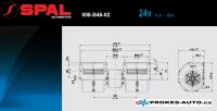 SPAL fan 24V evaporator radial 008-B46-02 / 3 speed