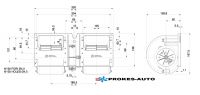 SPAL fan 12V evaporator radial RA3VCV / 011-A40-22
