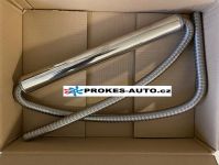 Exhaust Silencer 24mm x 1,8m STAINLESS STEEL