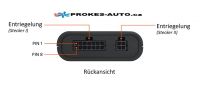 VW T5 GSM control for cars with original control on the roof Danhag