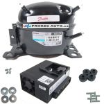 SECOP / DANFOSS BD80F compressor with electrical installation 12 - 24V 