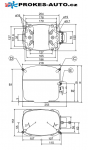 Compressor SECOP / DANFOSS SC15DL MBP/HBP R407C R404A R507 220-240V 50Hz 104L2856