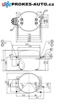 Compressor SECOP / DANFOSS TL5G, LBP / HBP - R134a, 220 - 240V, 50 Hz