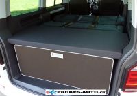 Camping box for VW T6 / 5 Multivan + California Beach, with original 3-seater bench