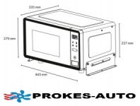 Microwave oven 24V DOMETIC MWO 24