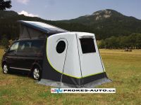 Rear tent UPGRADE II especially for the VW T4 / T5 / T6  tailgate
