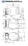 SECOP / DANFOSS BD80F compressor 12 - 24V