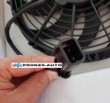 Axial air conditioning fan 12V 305mm Spal / Dirna push VA10-AP50/C-25S / 30101505 Dirna / SPAL