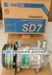 Compressor 24V Sanden SD7H15 4271, 7866, 8017, 8236 OEM 240101251 / 8862020000700