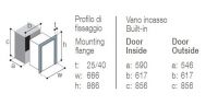 Vitrifrigo DW180 DTX (80L refrigerator / 64L freezer), 12/24V