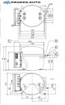 SECOP BD220CL compressor, 12V / 50 Hz