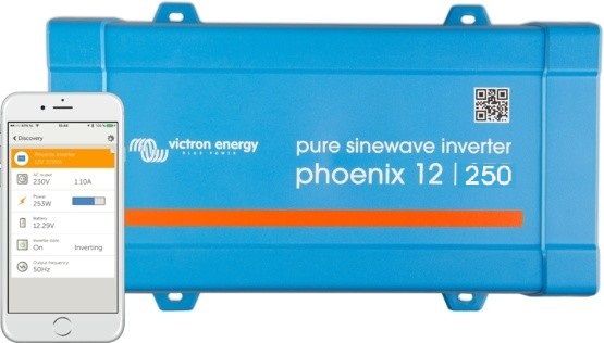 Phoenix 12/250 voltage converter sine 250VA 12V to 230V / VE.Direct Victron Energy