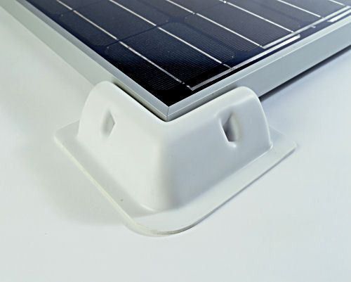 Set of 4 corner solar panel holders for motorhome / caravan SOLARA