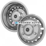 Stainless steel cover set 16 "6 holes PCD 180 mm Ford Transit MK8 2014-