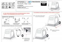 Rear tent UPGRADE II especially for the VW T4 / T5 / T6 tailgate