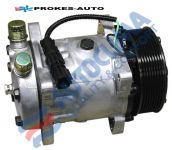 Compressor MAN F2000 SANDEN SD7H15 - 6008 / 8117 PV8 119 mm 24V OEM: 81619066012 / 51779707028 / 51779707006 / 40405137 / 51779709028